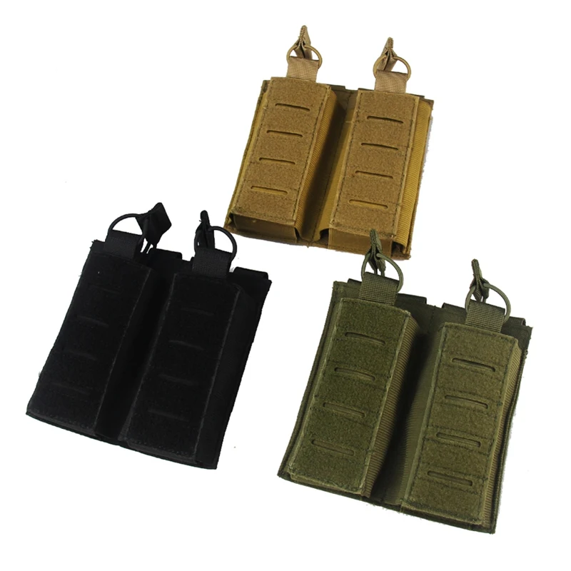 Тактический Molle подсумок Quick Release два Mag мешок универсальный эластичный фонарик