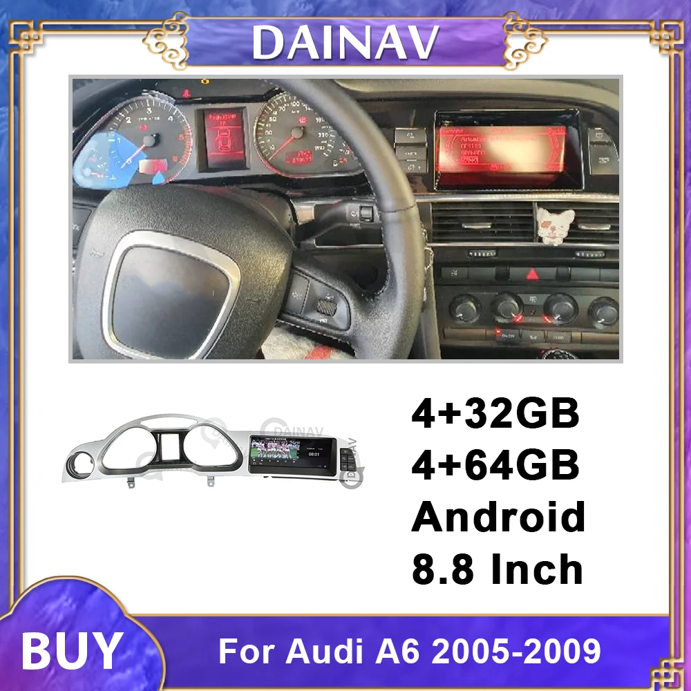 

Android 8.8 inch Car Multimedia Player for-Audi A6 2005 Car auto audio Stereo Radio GPS Navigation
