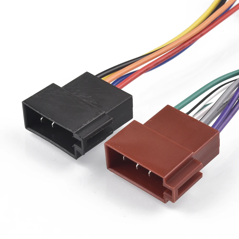 Универсальный автомобильный стерео Женский ISO радио штекер Адаптер кабель