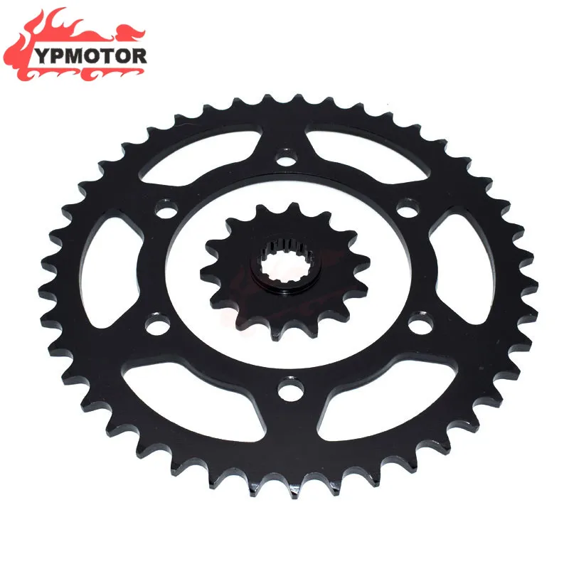 

EX250 EX300 Motorcycle Front & Rear Set 520-43T 520-14T Chain Sprocket Gear Steel For Kawasaki Ninja 250 300 Z250 EX300 Z300