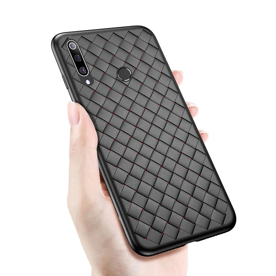 Чехол TRISEOLY для huawei P30 Lite дышащий ТПУ тканый Мягкий силиконовый чехол Pro P30Lite P30Pro P 30
