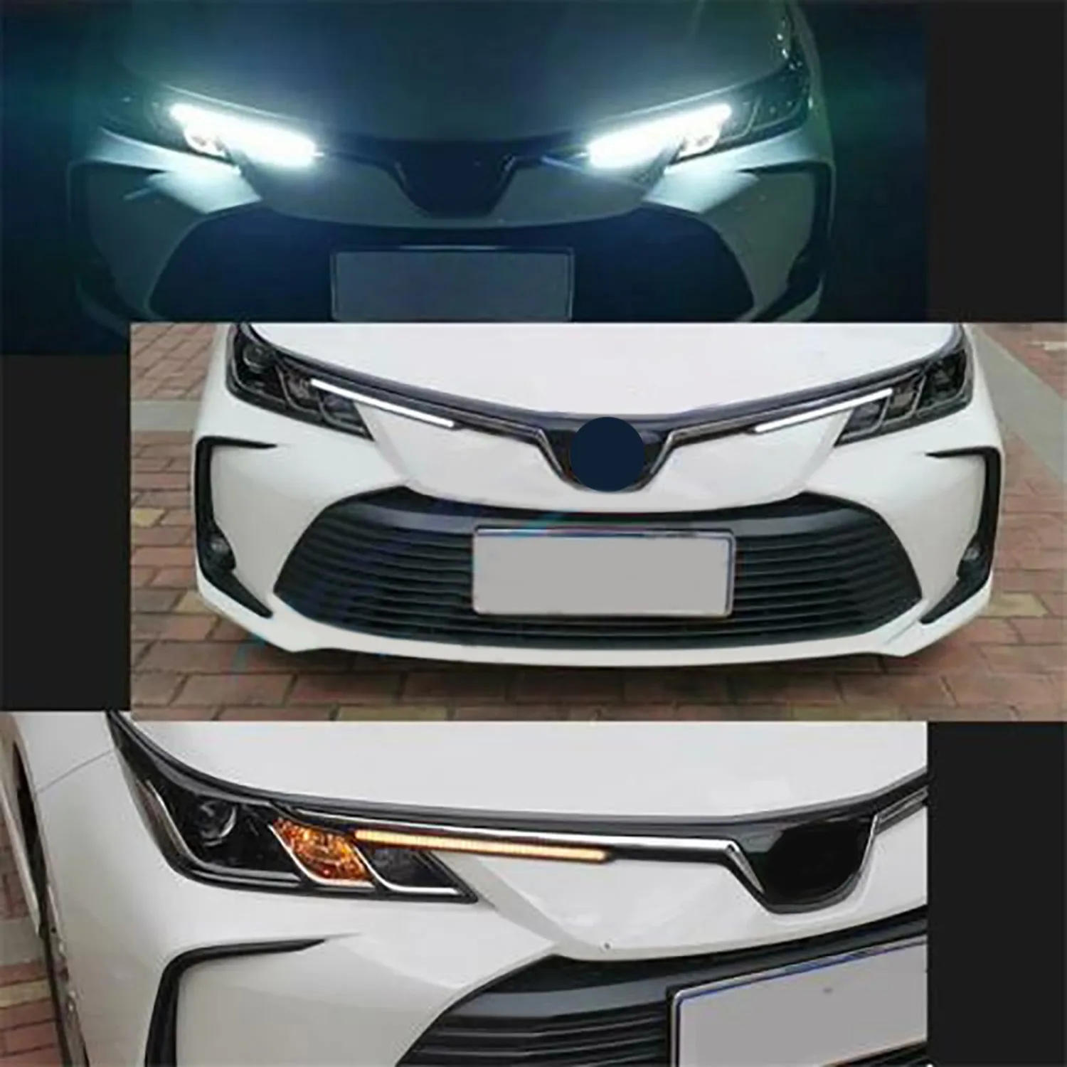 

Sequential LED Strip Universal Car DC 12V Daytime Running Light Replacement