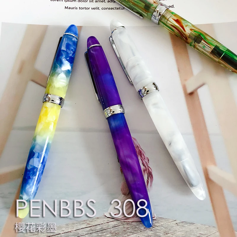 Прозрачная акриловая ручка Penbbs 308 калиграфия M 0 5 мм наконечник принадлежности
