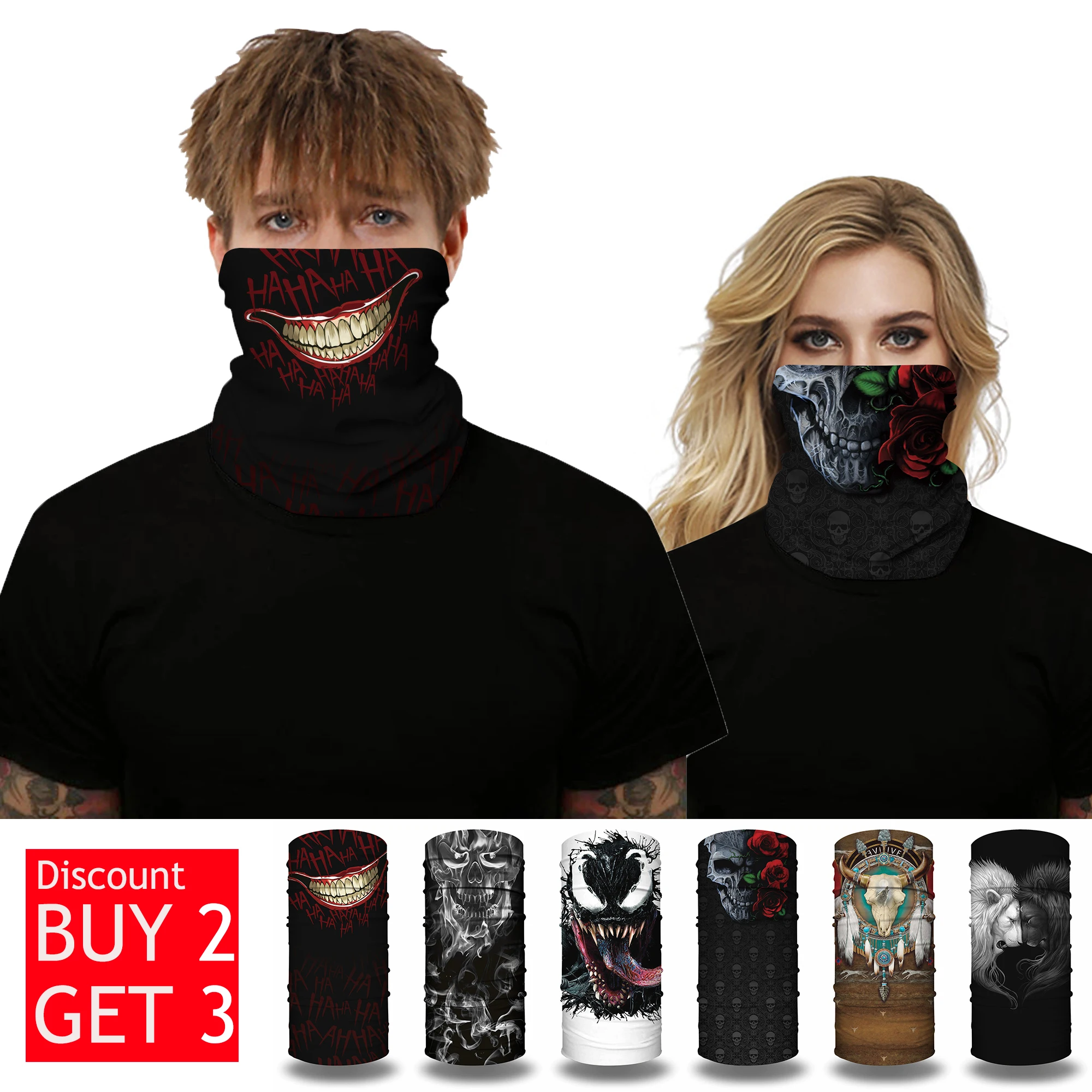 

Унисекс 3d печать скалолазания Scarvf ветрозащитный Пешие прогулки Heaewear Спорт Бандана шеи крышка обертывания маска для лица Велоспорт повязка ...