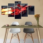 5 шт. Майкл Шумахер Феррари f1 автомобиль постер Холст Искусство гостиная домашний декор искусственная картина