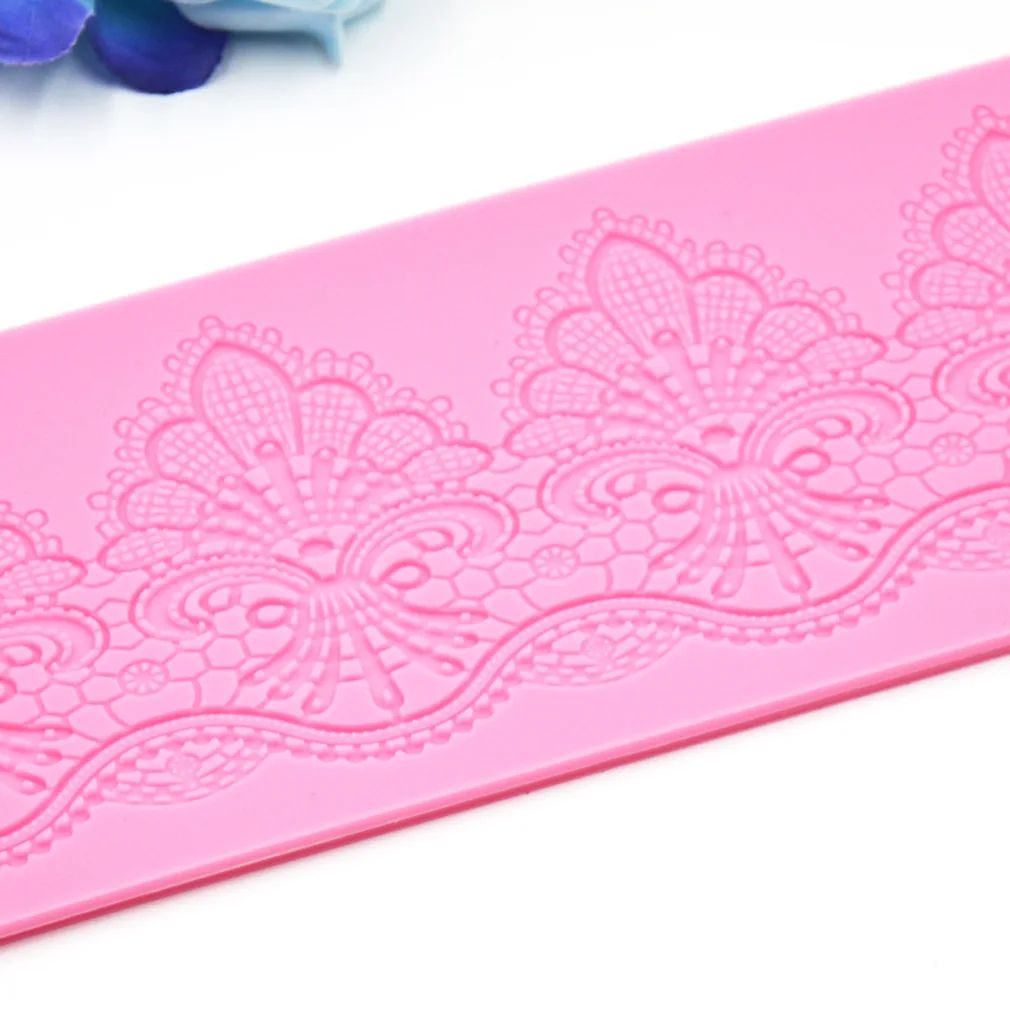 Новая корона кружевной коврик силиконовая форма для помадки торта инструменты