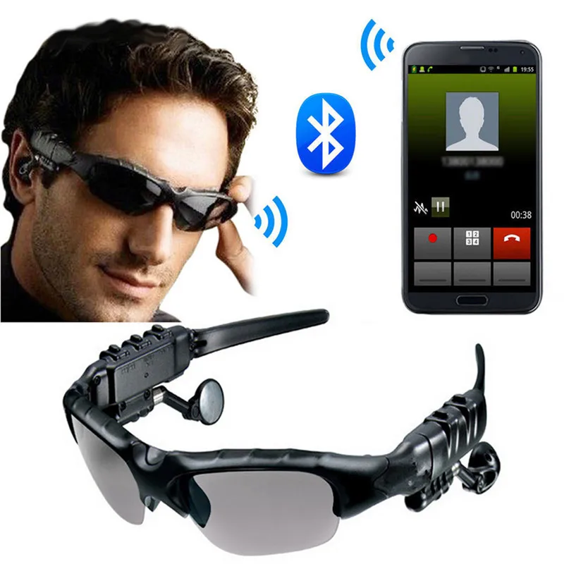 Smart Wireless Bluetooth-compatible Outdoor Sport Google Sunglasses With Headphones Earphones Phone Driving MP3 Music | Автомобили и