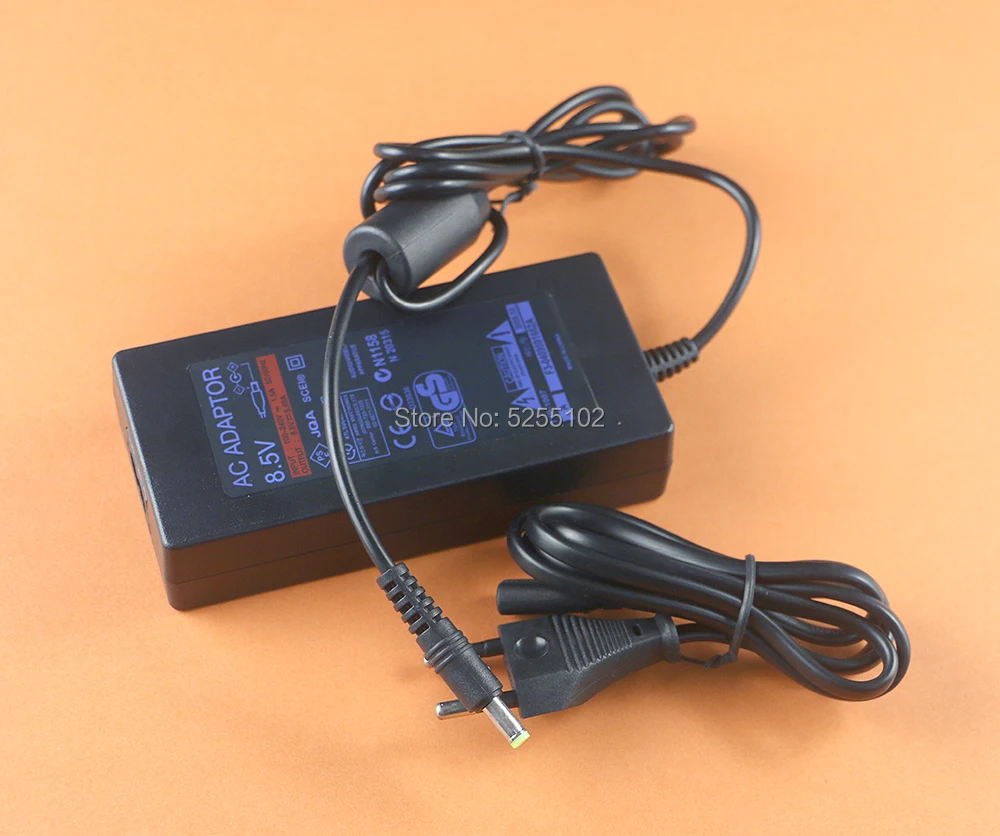 Адаптер питания 1 шт. для консоли Sony PS2 70000 7w EU/US Game с европейской вилкой EU Plug для зарядки от стены во время путешествий.