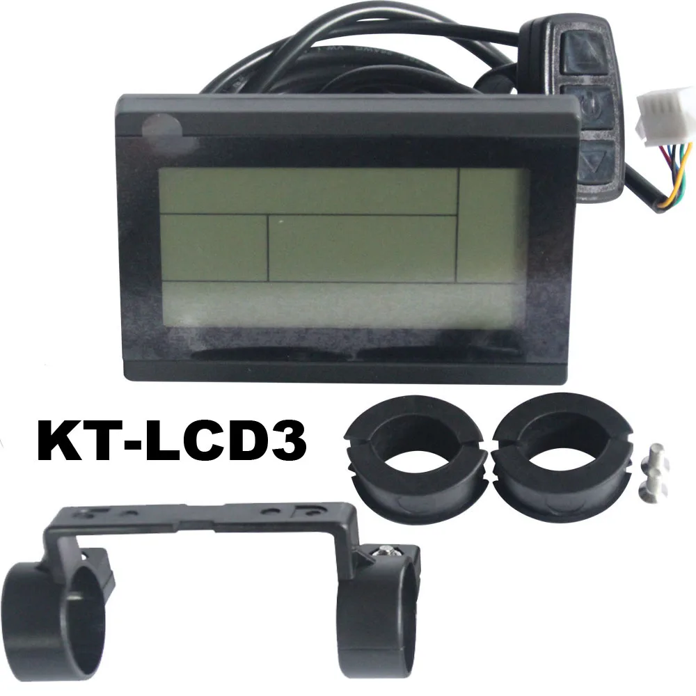 24V 36V 48V 60V 72V Display intelligent KT LCD3 Electric Bicycle bike Parts meter panel with waterproof connector Ebike display |