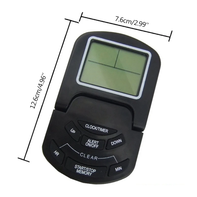 

Meat Thermometer Probe BBQ Grill Kitchen Thermometer Home Cooking Timer Alarm