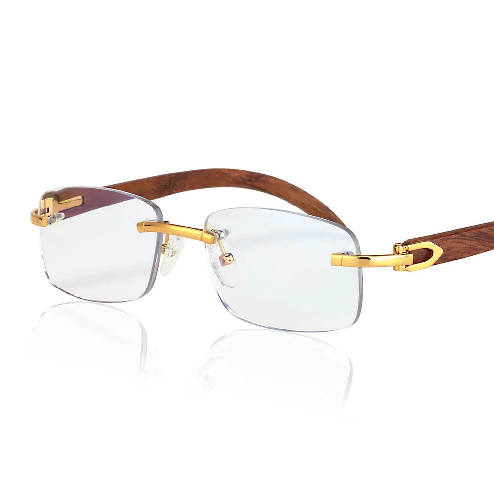 Деревянные очки для чтения ног Женский анти синий светильник компьютерные без