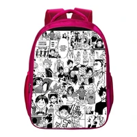 16 inches haikyuu anime backpack teens school bags childrens bookbag cartoon travel casual mochilas support custom