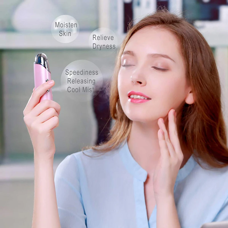 Портативный распылитель нано тумана для лица тела дневное увлажнение уход за