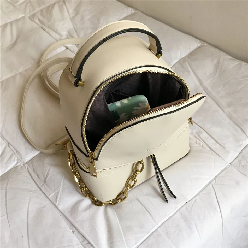 

Designer High Quality PU Leather Backpack School Bags For Women 2020 New Elegant Ladies Handbags School Teenagers Girls Backpack