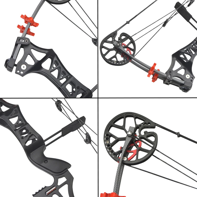 

1Set M109E 30-60lbs Archery Compound Bow Catapult Dual-use Steel Ball Arrow Hunting Right/Left Hand Shooting Accessories