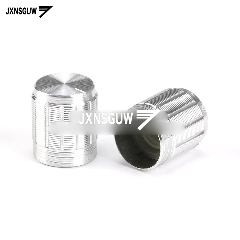 

10PCS Silver 15*16.5 potentiometer knob rotary switch volume adjustment knob hat