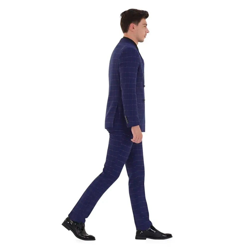 3 шт. мужские классические деловые костюмы в горошек | Мужская одежда