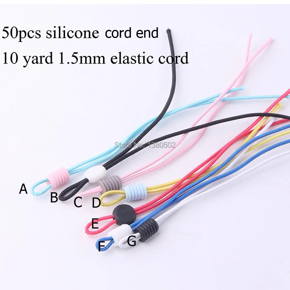 

10 метров 1,5 мм вставку внутрь эластичного ремешка, прибор для контроля уровня сахара в крови с 50 эластичный Фиксатор шнура регулятор для изг...