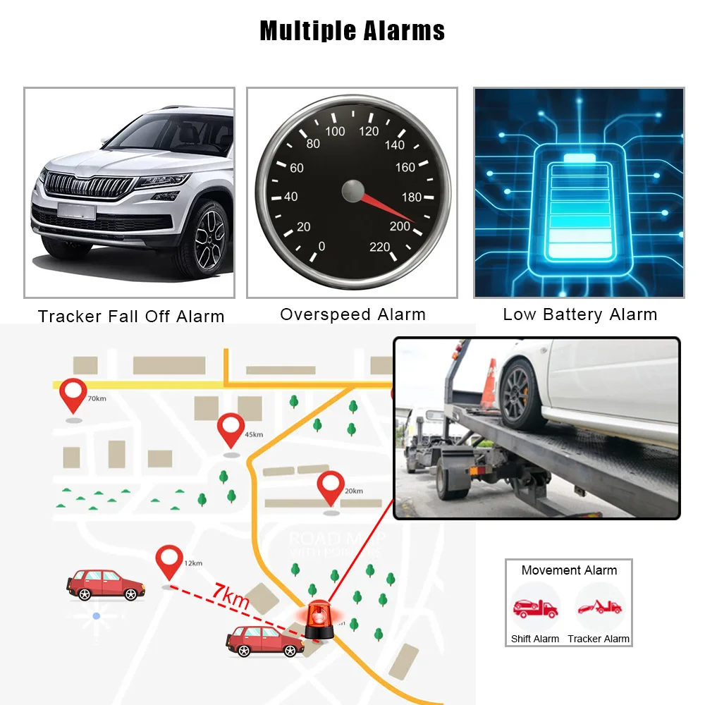 Car GPS Tracker Vehicle Locator Device Over Speed Alarm TK102B Remote Control GSM GPRS Tracking Professional Auto Accessories |