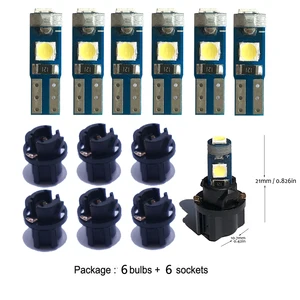 6 шт. x T5 светодиодсветильник мини-лампочка Клин PC74 лампа замена приборной панели лампа приборной панели светильник для Suzuki Swift Grand Vitara