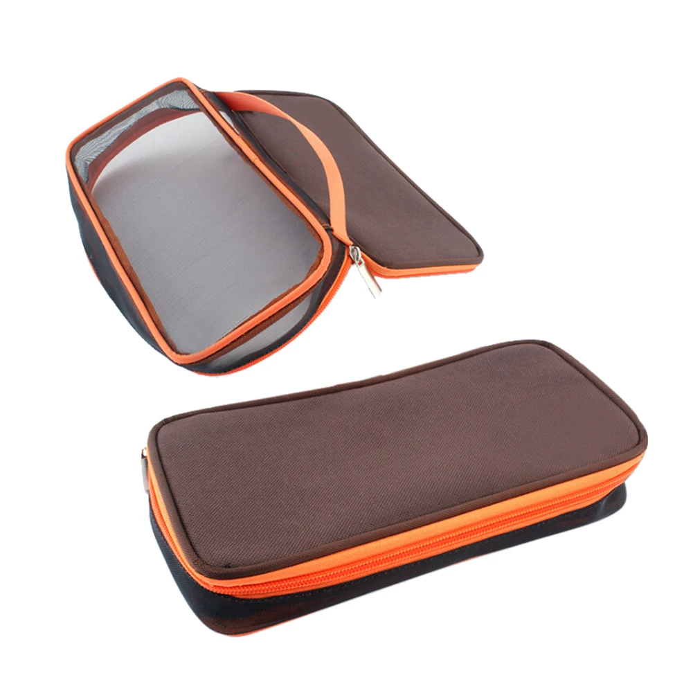 

Outdoor Cutlery Storage Bag Picnic Portable Cutlery Bag Bbq Supplies Drain Net Chopsticks Organizer For Camping Trip Hiking