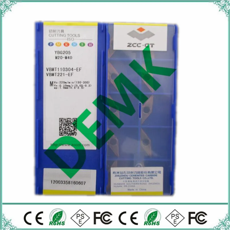 ZCC VBMT110304 EF YBG205 ZCC.CT специально для нержавеющей стали|Токарный инструмент| |