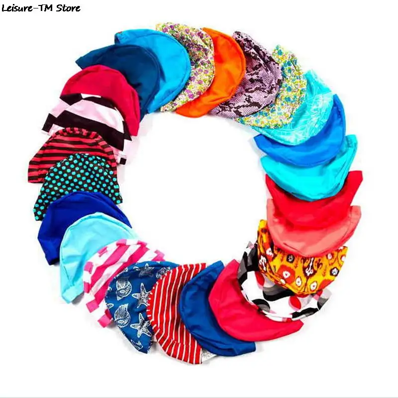 Ушная шапочка для плавания с длинными волосами спортивная из полиэстера