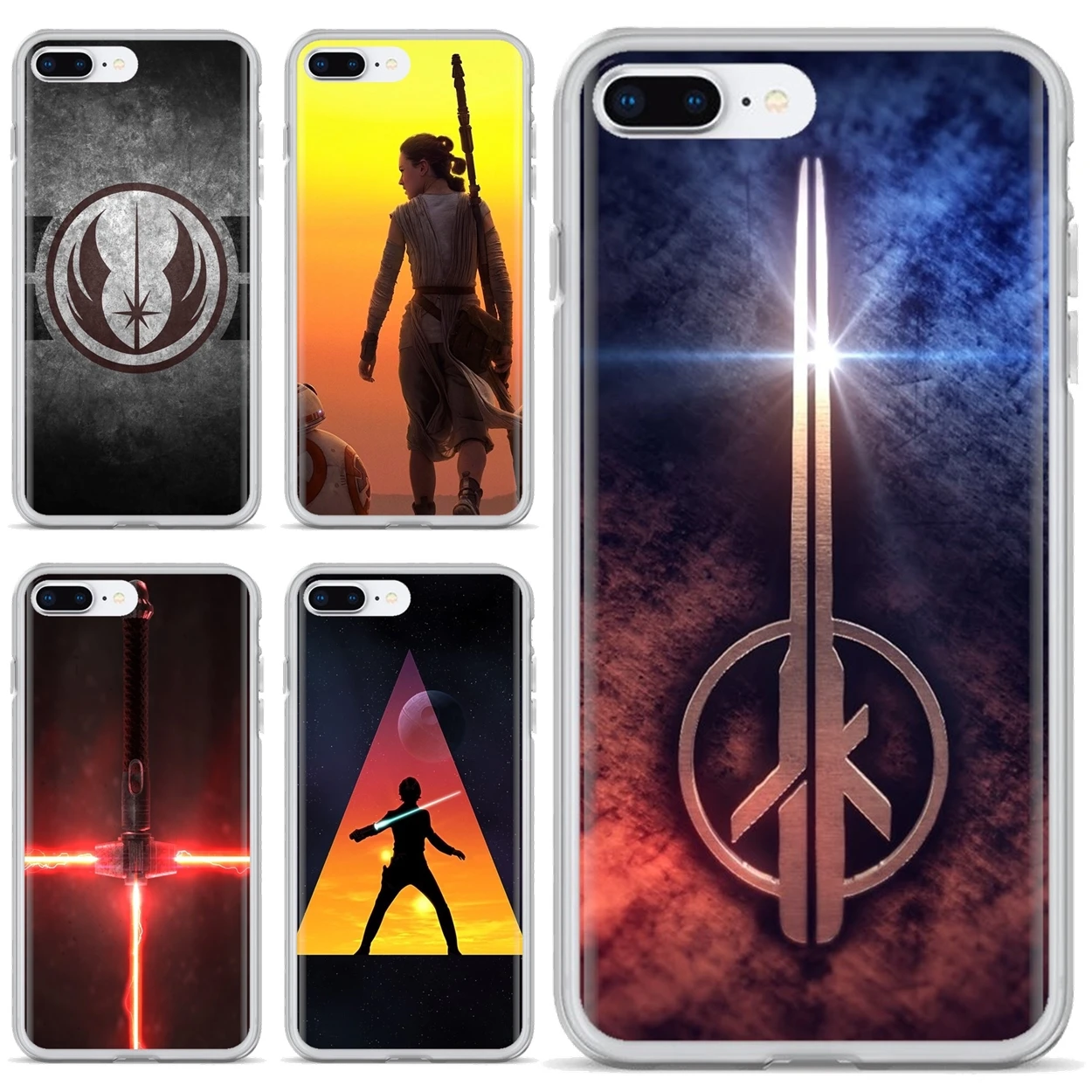 

For iPhone iPod Touch 11 12 Pro 4 4S 5 5S SE 5C 6 6S 7 8 X XR XS Plus Max 2020 Collage Silicone Phone Case Movie Poster Jedi