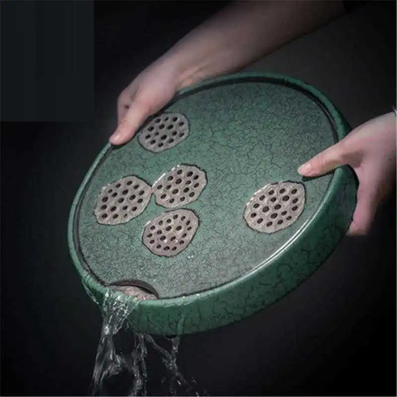 

Table China Puer Board Container Plateau De Service Accessories Teaware Set Serving Chinese Holder Kung Fu Tea Tray