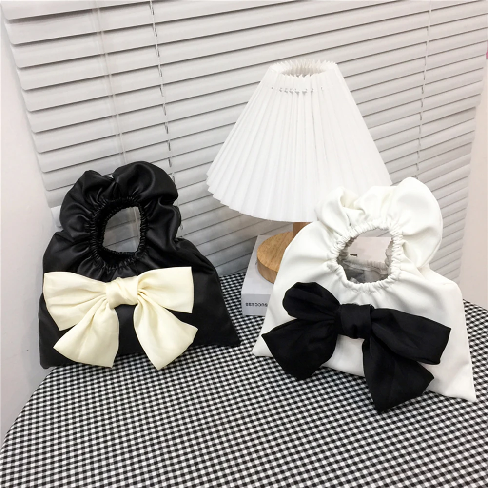 

Женская сумка-тоут из ПУ кожи, с бантом