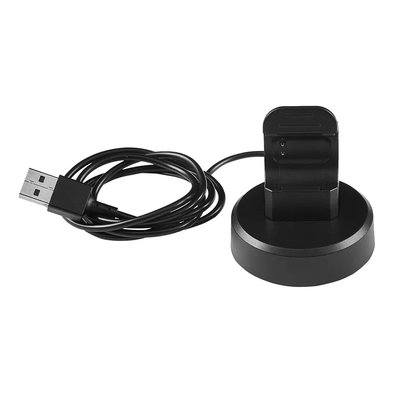 Cable with Base ONEVAN 55 см/1 м USB зарядный кабель для Fitbit charge 3 Смарт-часы зарядный зажим для Fitbit фитнес-трекер зарядное устройство База - Цвет: Cable with Base