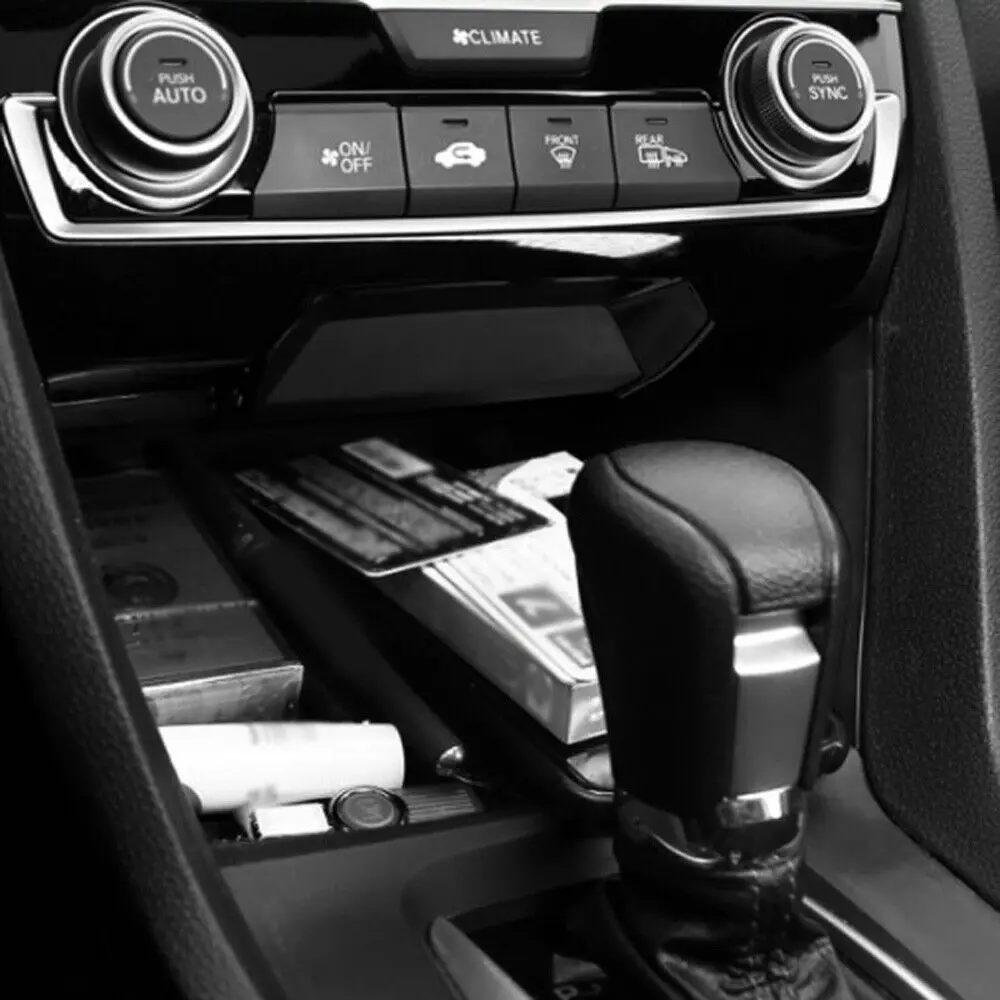 1 шт. коробка для хранения управления Dual USB Honda Civic 2016 ~ 2019 ABS внутренняя консоль