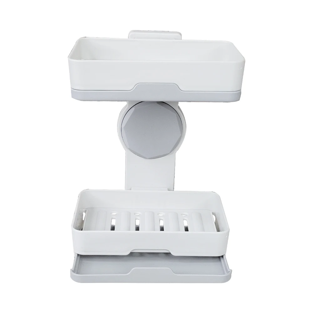 

Elyn 2021 New Arrival Wall-mounted Soap Holder Dishes Soap Box Storage Bathroom Accessories Punch-free Soap Holder