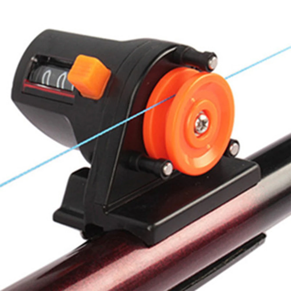Рыболовный индикатор провода Fish Finder Wire Gauge 0-999M Portable Meter Length Counter Tool Tackle Fishing Line Depth Digital Display on.