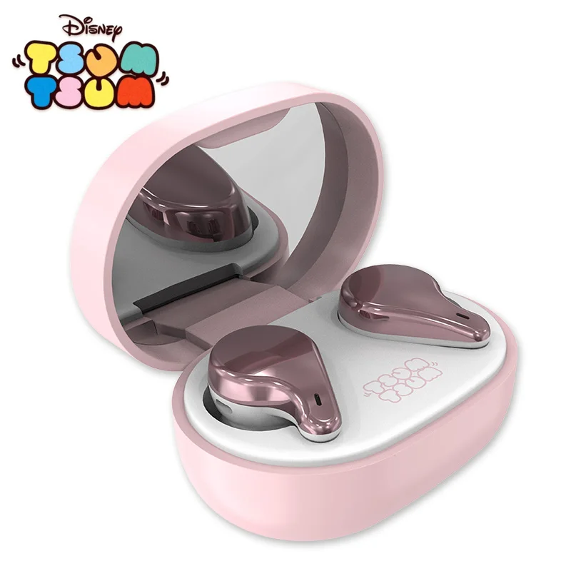 

2021 Disney for iPhone huawei Makeup mirror wireless Bluetooth headphones in-ear sports running music stereo earplugs