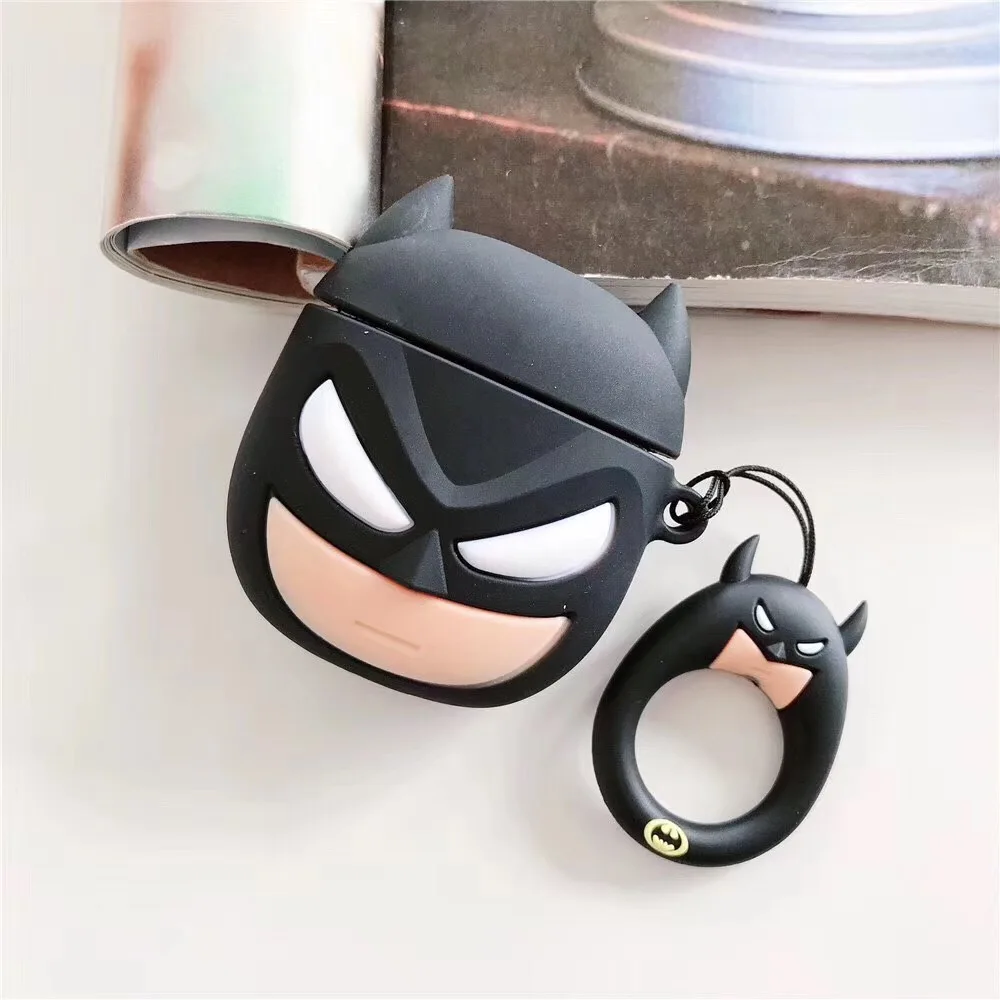 GJ0025 3D защитный чехол для Airpods1 2 Аксессуары для Apple Airpods беспроводной зарядный чехол Звездные войны Мастер Йода и Дарт Вейдер - Цвет: GJ0025