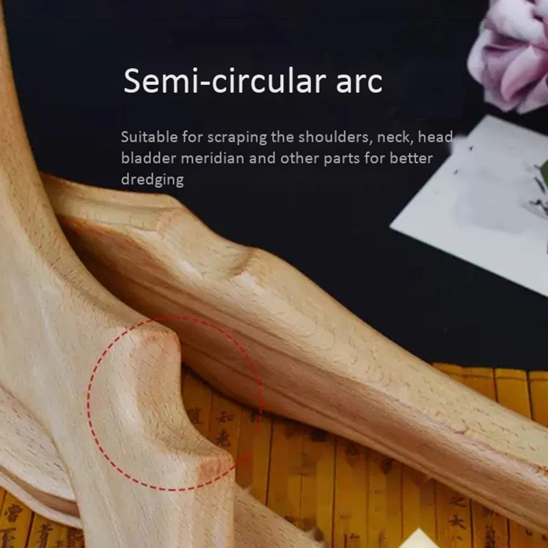 

3PCS Wooden Stick Effective Healthy Rob for Back Neck Shoulder Abdomen Leg Back Body Massage Relaxation Slimming Tool