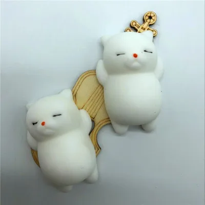 1pc white cat Веселые игрушки для детей с синдромом аутизма торт мягкий Декор медленно поднимающийся Малыш игрушка сжимает снятие Anxiet подарок игрушки для детей ПУ имитация мороженого - Цвет: 1pc white cat