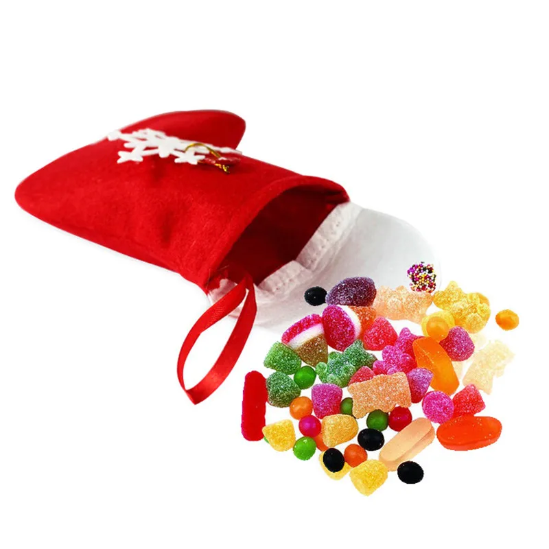 6 шт. рождественские конфеты белого цвета с принтом снежинок Подарки на Рождество