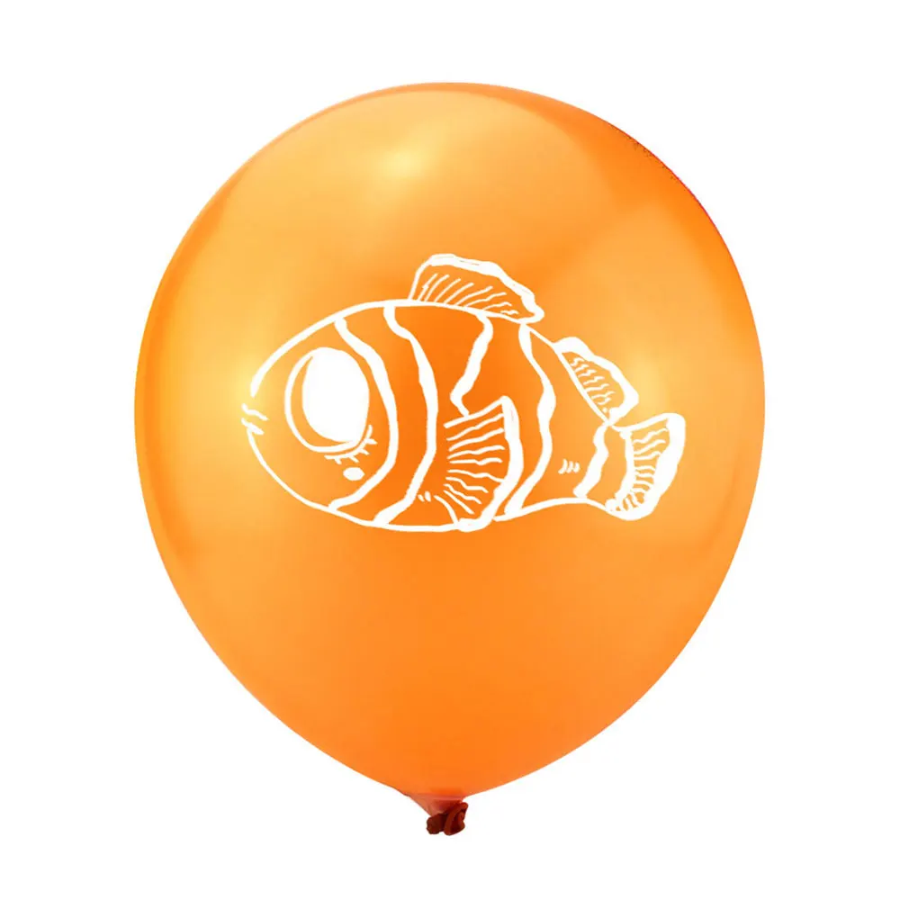 

12inch Marine Animals Latex Balloon Octopus Jellyfish Ballon Happy Birthday Decoration Helium Air Ball Wedding Party Supplies