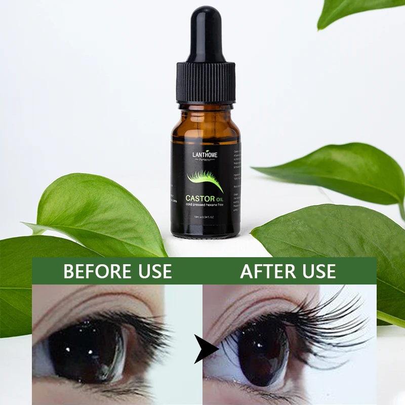 Castor Oil Serum Lash Lift Lengthening Extensions Growth Eyelash Treatments Liquid Enhancer Eye Longer Thicker | Красота и здоровье