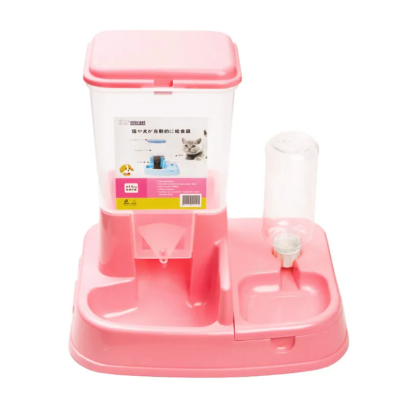 

pets Automatic water Feeder for Cat Dog Drinking Bowl Pet Food Dispenser Bottle Practical Cats and Feeding Tool mascotas dogs