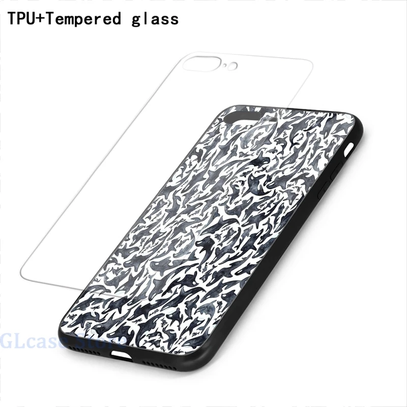 Orcas или Косатка Чехол для мобильного телефона iPhone 12 Pro 11 X XR XS Max 8 7 6 6s Plus 5s Мягкий ТПУ
