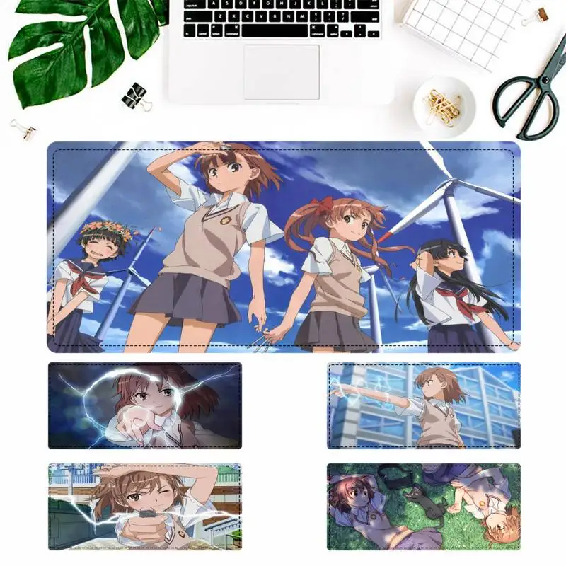 

Brand A Certain Scientific Railgun Mouse Pad PC Laptop Gamer Mousepad Anime Antislip Mat Keyboard Desk Mat For Overwatch/CS GO