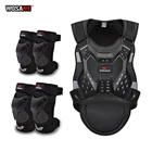 Защита WOSAWE для взрослых для мотоциклистов, защита для спины и груди, защита для гонок, защита для тела, бронированная куртка, защитное снаряжение для мотокросса