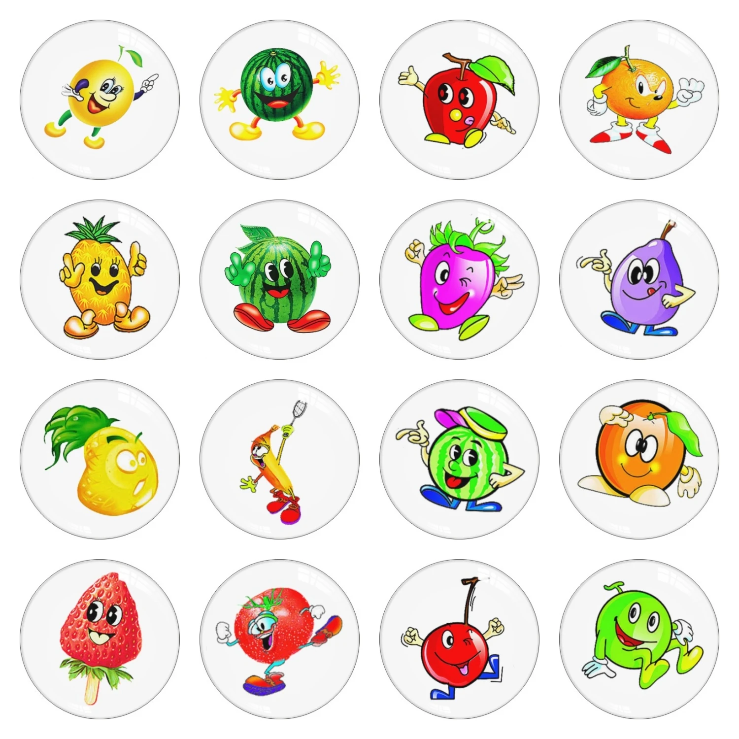 Прекрасный мультфильм фрукты фото стекло кабошон Demo плоская задняя 12 мм 14 18 20 25 30