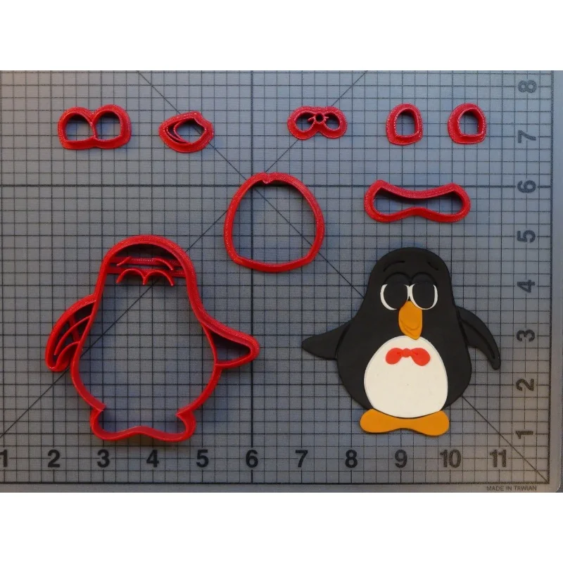 Игрушка логотип Картофельная собака хрипы Пингвин Базз силуэт помадка резак для