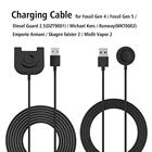 Зарядное устройство для Fossil Gen 45, запасной зарядный док-кабель для Fossil Gen 5 Carlyle Julianna, умные часы