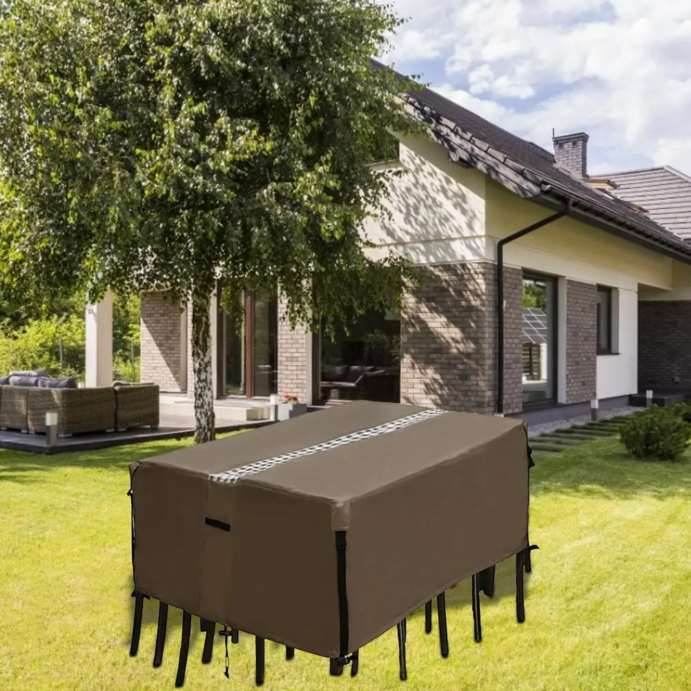 Square Dust Cover Waterproof Furniture For Terrace Table Outdoor Oxford Cloth Garden Sun Protection Dust-proof Tools | Дом и сад