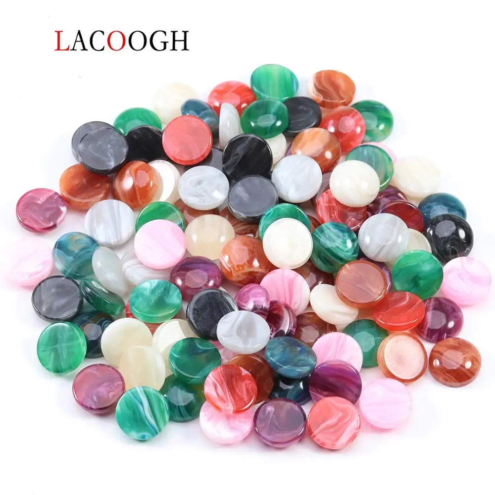 Круглые бусины из смолы кабошон диаметр 10 12 мм 30 шт./лот | Бусины